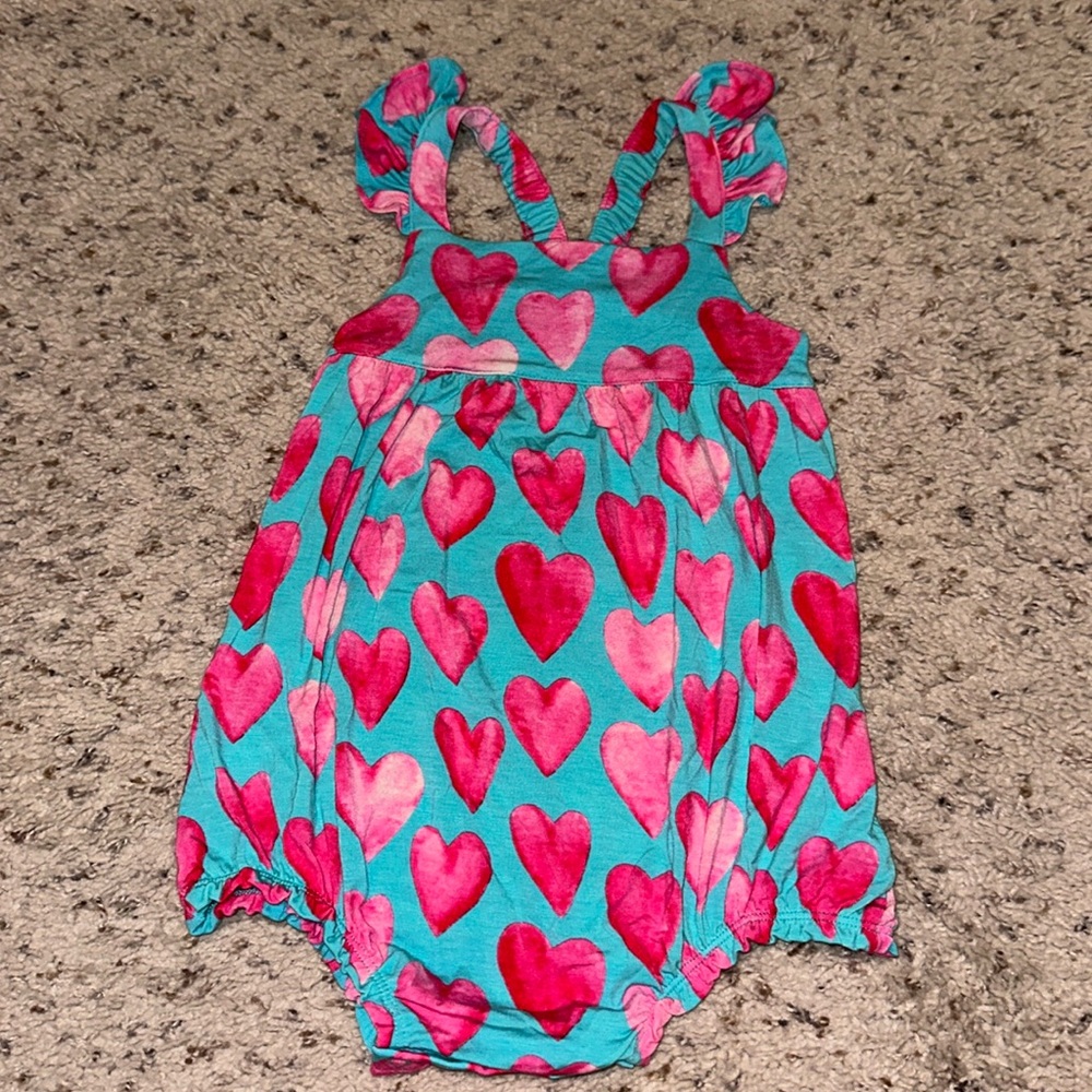 EUC QOH Posh Peanut Bubble Romper